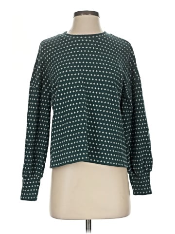 Madewell Floral Jacquard Puff-Sleeve Top (view 1)