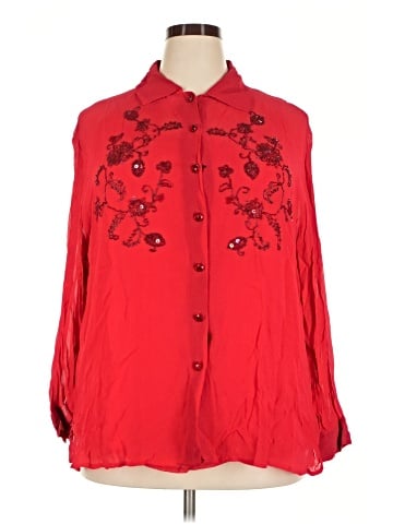 Notations Long Sleeve Blouse (view 1)