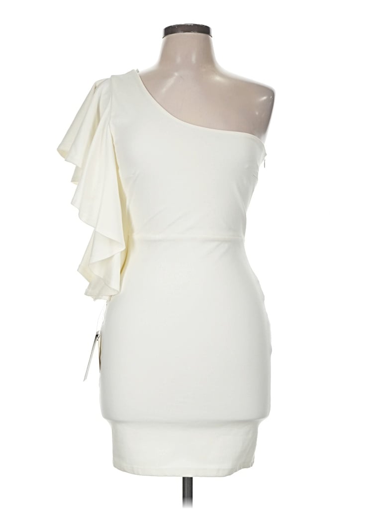 Pre-owned Lulus Cocktail Dress In White