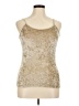 Joan Vass Tan Sleeveless Top Size XL - photo 1