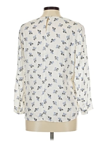 Rebecca Taylor Long Sleeve Silk Top (view 2)