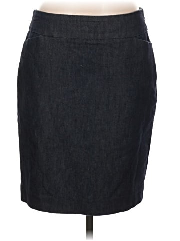 Halogen Denim Skirt (view 1)