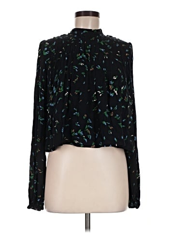 Ganni Long Sleeve Blouse (view 1)