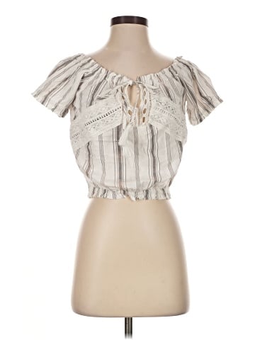 Derek Heart Short Sleeve Blouse (view 1)