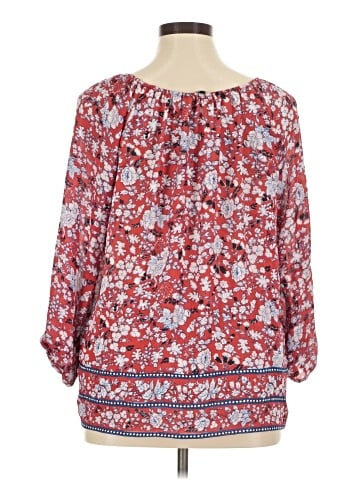 Chaps 3/4 Sleeve Blouse (view 2)