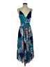 ASOS 100% Polyester Blue Cocktail Dress Size 4 - photo 1