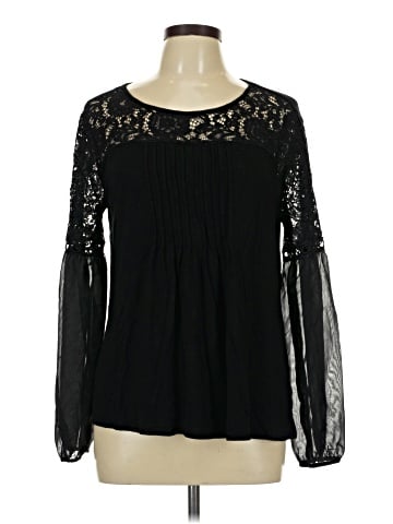 Cable & Gauge Long Sleeve Blouse (view 1)