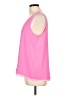 Lilly Pulitzer 100% Polyester Pink Sleeveless Blouse Size L - photo 5