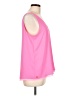Lilly Pulitzer 100% Polyester Pink Sleeveless Blouse Size L - photo 4