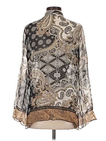 Hale Bob 3/4 Sleeve Silk Top (view 2)