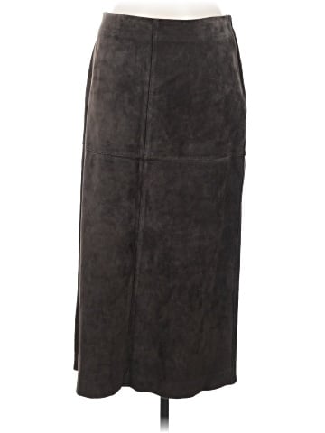 Ann Taylor Leather Skirt (view 1)