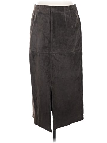 Ann Taylor Leather Skirt (view 2)