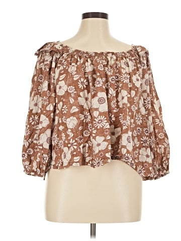 Free People 3/4 Sleeve Blouse (view 1)