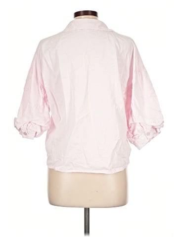 Design History 3/4 Sleeve Button-Down Shirt (view 2)