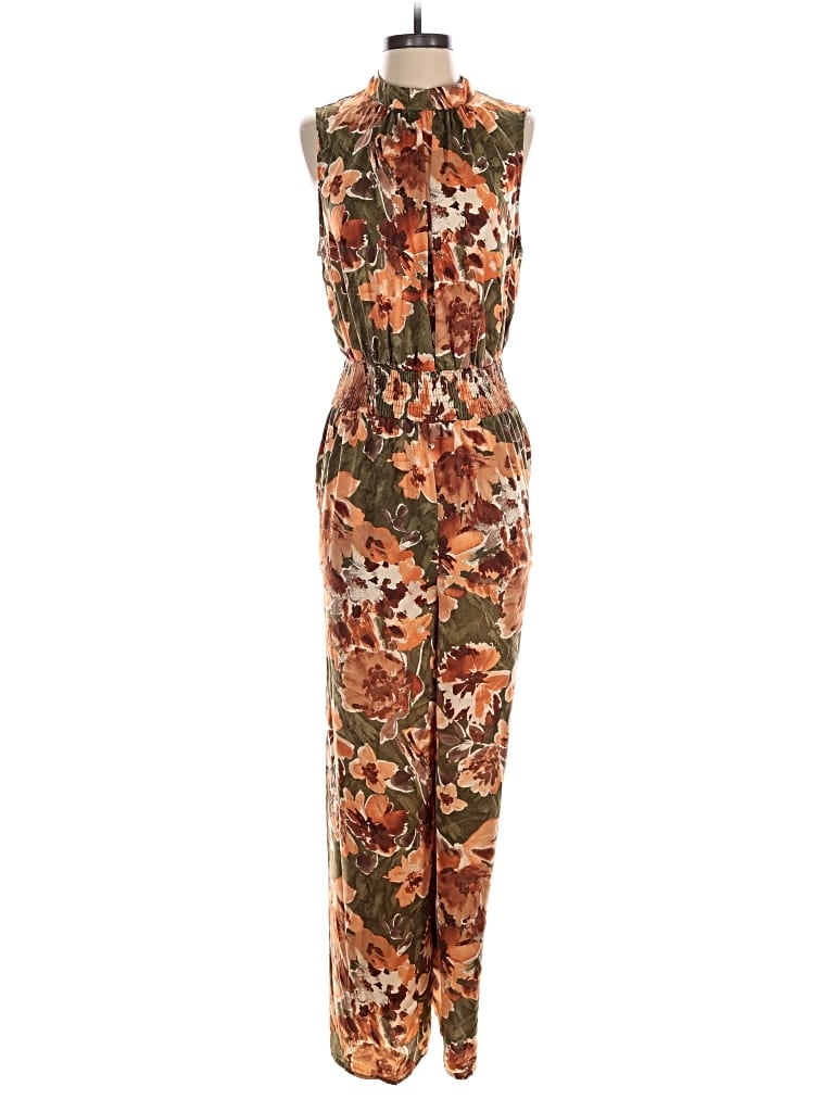 Pre-owned Easel Jumpsuit In Brown