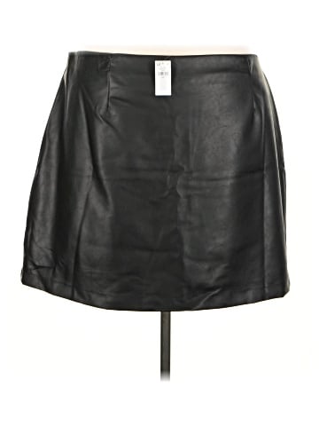 Old Navy Faux Leather Skirt (view 2)