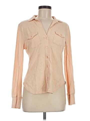 DKNY Jeans Long Sleeve Blouse (view 1)