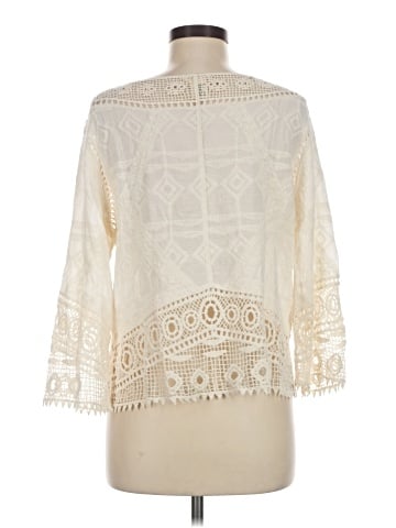 Ultra Pink 3/4 Sleeve Blouse (view 2)
