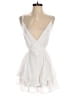Hayden 100% Polyester Solid White Romper Size M - photo 1