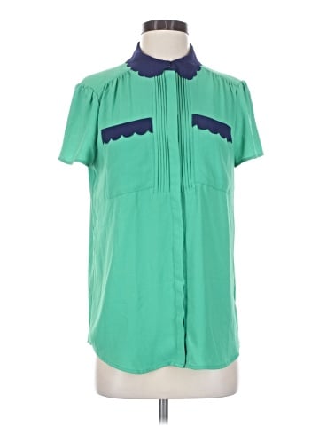 HD in Paris Short Sleeve Blouse (view 1)
