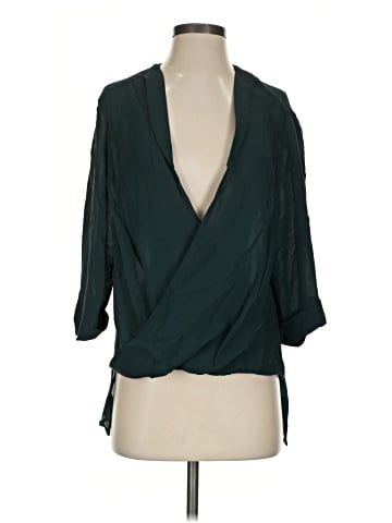 Parker 3/4 Sleeve Silk Top (view 1)