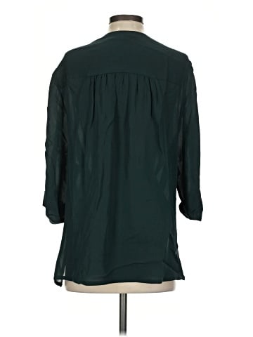 Parker 3/4 Sleeve Silk Top (view 2)