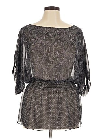 Miley Cyrus & Max Azria 3/4 Sleeve Blouse (view 1)