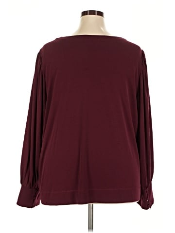 Karl Lagerfeld Paris Long Sleeve Blouse (view 2)