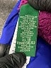L.L.Bean 100% Recycled Polyester Color Block Purple Blue Snow Jacket Size 18 - photo 4