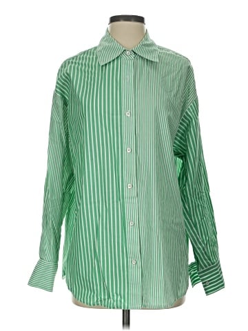 CAbi Long Sleeve Button-Down Shirt (view 1)