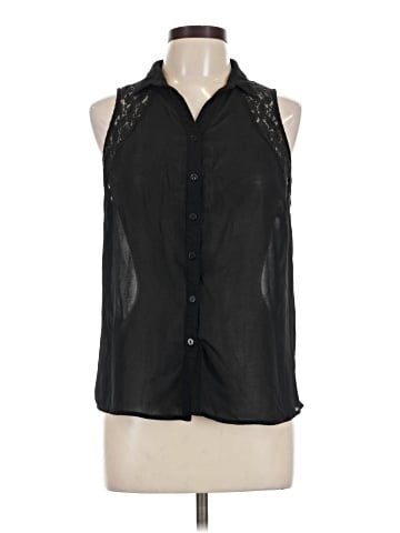 Vanity Sleeveless Button-Down Shirt (view 1)