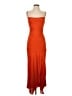 Express 100% Polyester Orange Cocktail Dress Size XS - photo 1