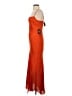 Express 100% Polyester Orange Cocktail Dress Size XS - photo 5