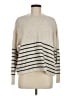 CeCe Stripes Ivory Pullover Sweater Size M - photo 1