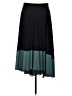 Athleta Color Block Teal Formal Skirt Size M - photo 1