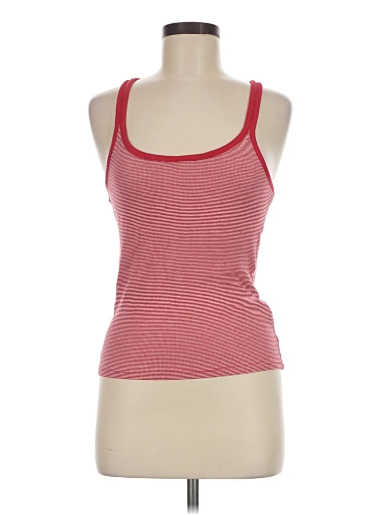 Pre-owned Jcrew Tank Top Red Halter Neckline Tops