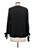 CeCe Black Long Sleeve Blouse Size M - photo 2