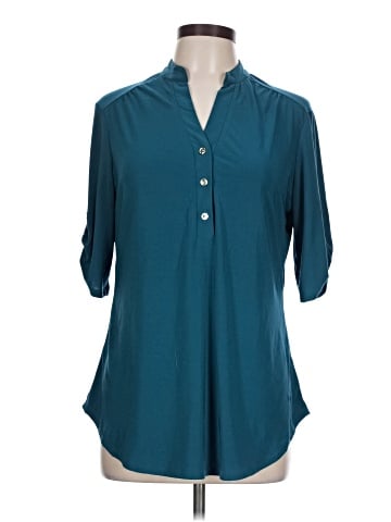 Perseption Concept 3/4 Sleeve Button-Down Shirt (view 1)