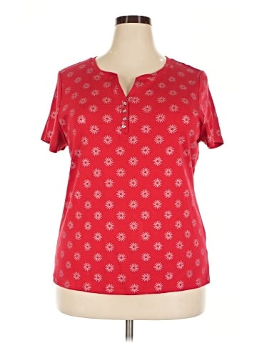 Karen Scott Short Sleeve Blouse (view 1)