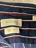 Massimo Dutti Stripes Blue Long Sleeve Button-Down Shirt Size S - photo 7