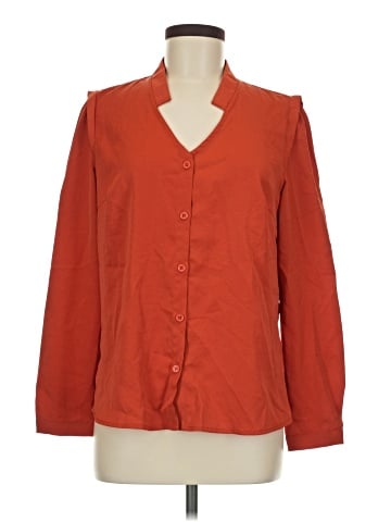 Allegra K 3/4 Sleeve Blouse (view 1)