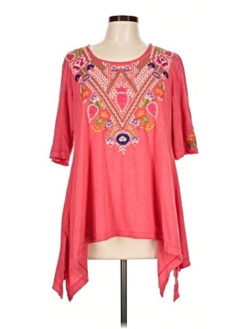 JW Los Angeles Short Sleeve Blouse (view 1)