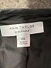 Ann Taylor 100% Nylon Argyle Black Jacket Size XXL - photo 6