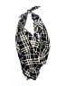 Burberry 100% Silk Plaid Black scarf One size - photo 1