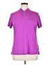 Nike 100% Polyester Purple Short Sleeve Polo Size XL - photo 1
