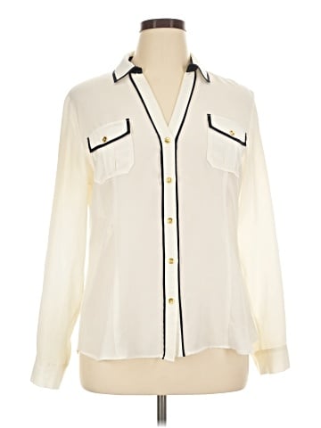 Jones New York Collection Long Sleeve Blouse (view 1)
