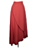 Halara Solid Red Casual Skirt Size L (estimated) - photo 1