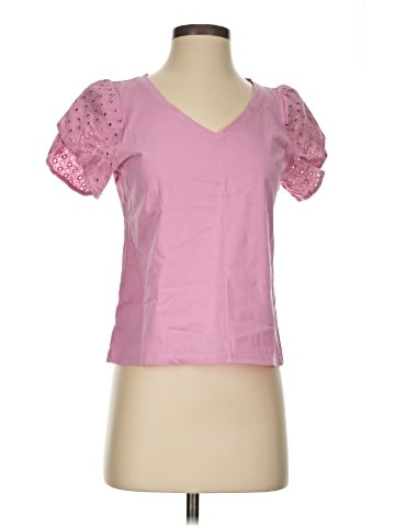 Ann Taylor Factory Short Sleeve T-Shirt (view 1)