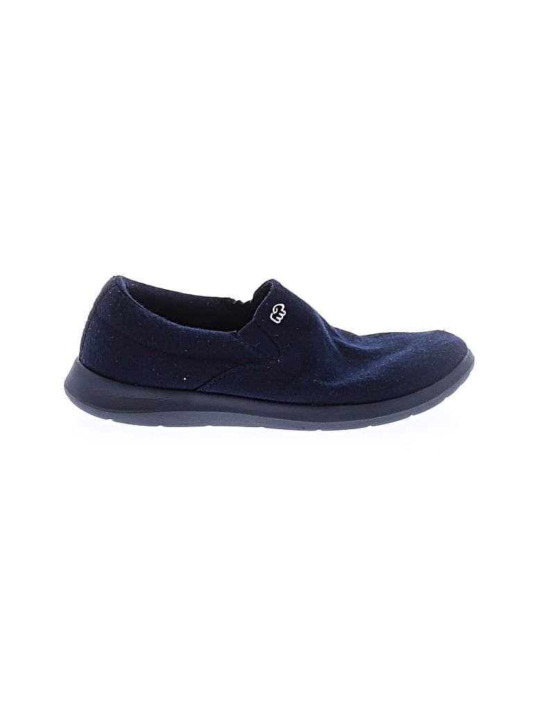 Pre-owned Assorted Brands Flats In Blue