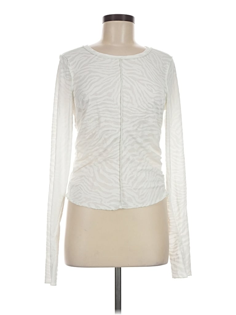 Pre-owned Fp Movement Long Sleeve T-shirt In Ivory